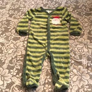 👍Baby Holiday One Pc Jammies 9 mo
